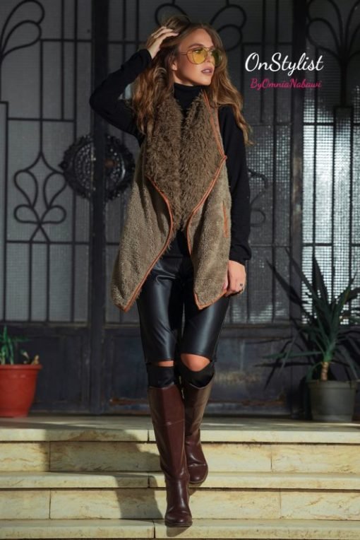 Double Face Fur Vest - Image 3