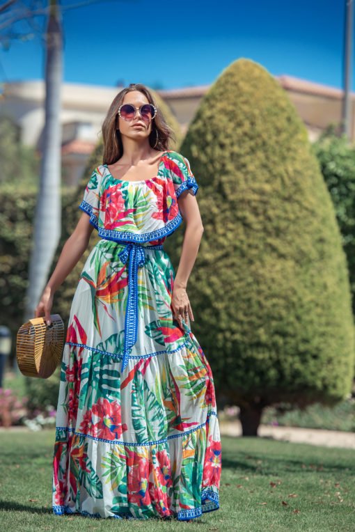 Azetc Colorful Maxi Dress