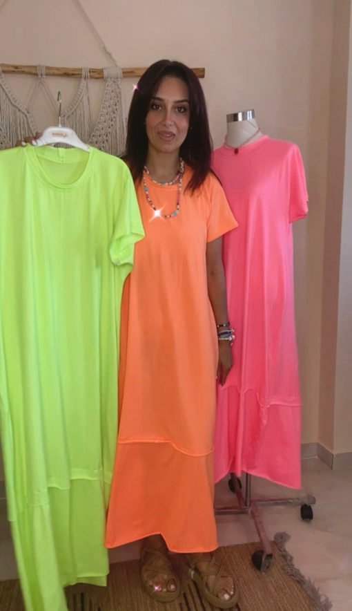 Onstylist Neon Maxi Dress