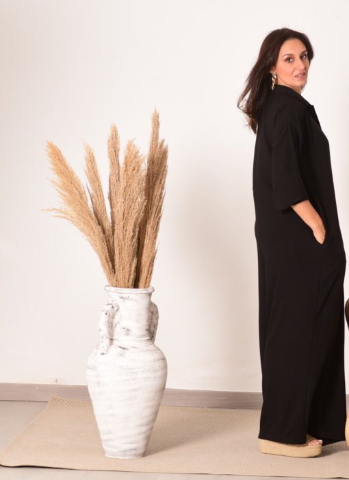 Black Wide Leg Jumpsuit - Image 5