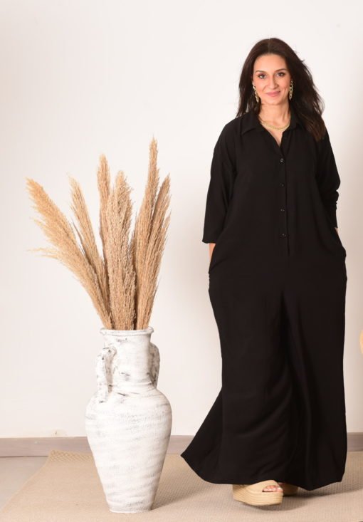 Black Wide Leg Jumpsuit