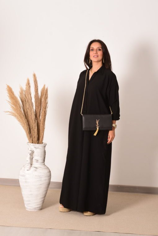 Black Wide Leg Jumpsuit - Image 2