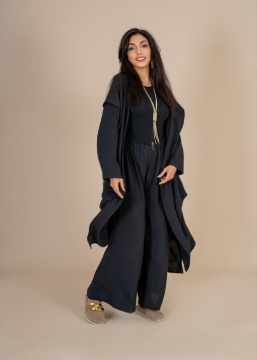 Hoodie Cardigan Pants Set - Image 8