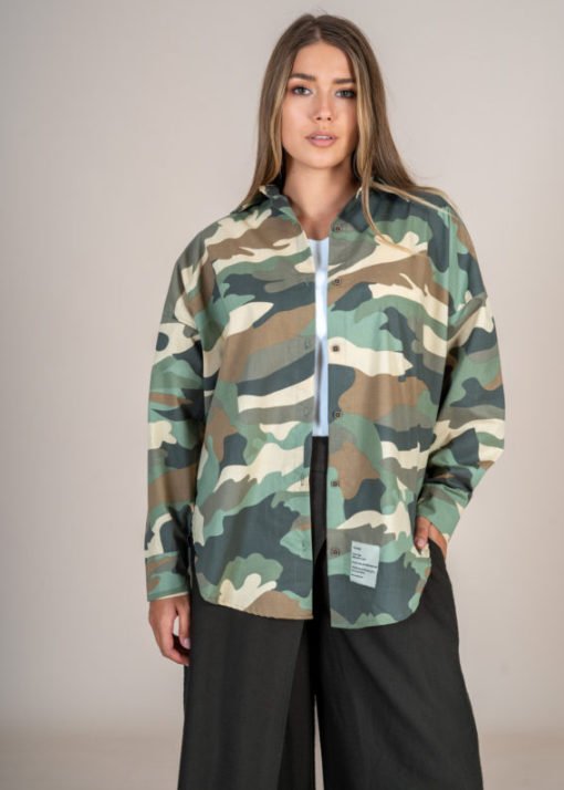 Camo Poplin Shirt