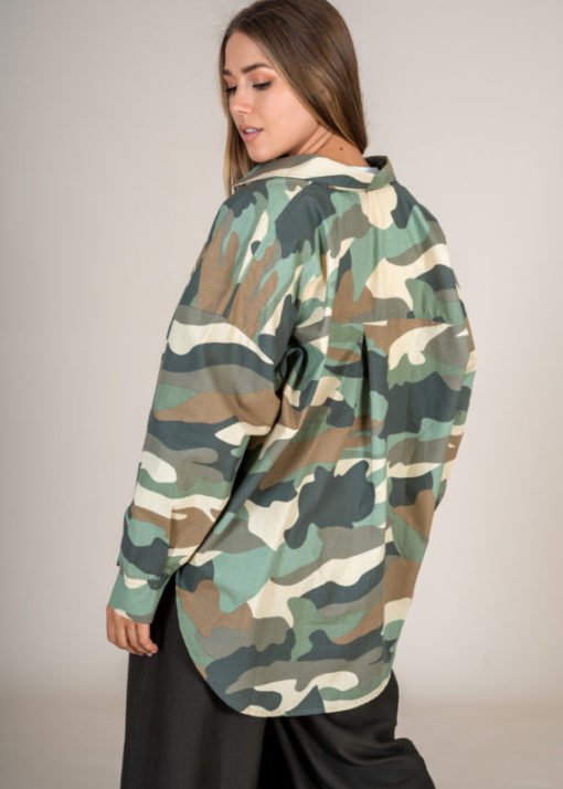 Camo Poplin Shirt - Image 3