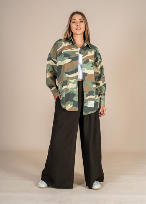 Camo Poplin Shirt - Image 4